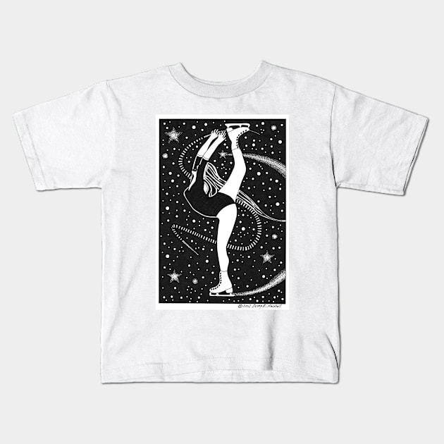 Star Skater Kids T-Shirt by dennye